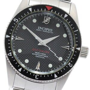 INCIPIO Incipio III 200 Gauss black Dial Automatic Men's Watch_891116